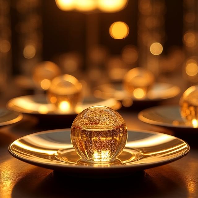 Gourmet-Essen in einem Weltraumhotel