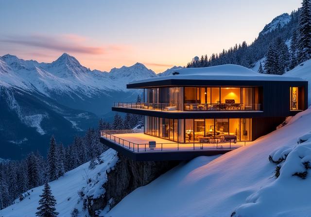 Exklusives Chalet in den Schweizer Alpen